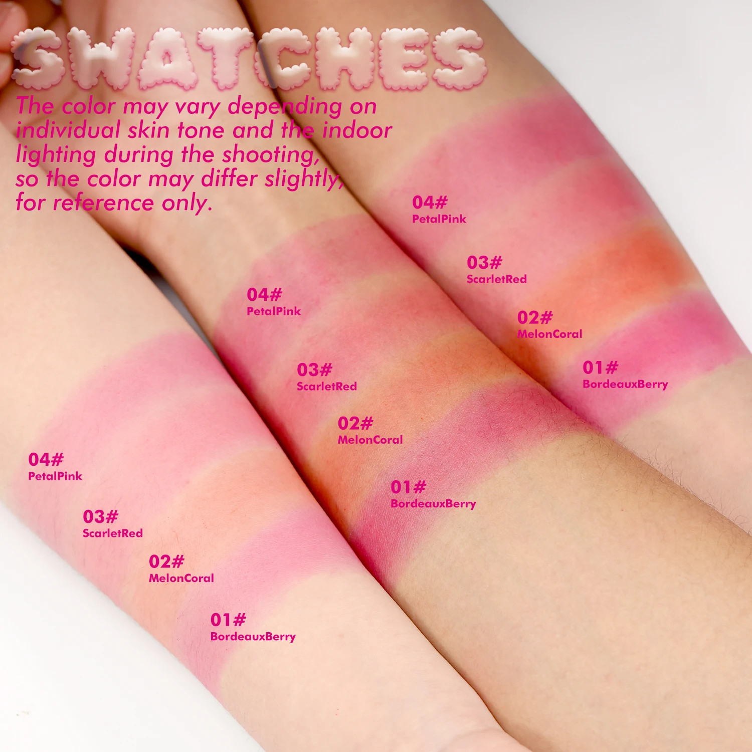 Bastão de brilho labial gelatinoso colorido Berry pode ser usado em lábios e bochechas, fácil de aplicar e não faça bolo 2 em 1 blush e brilho labial