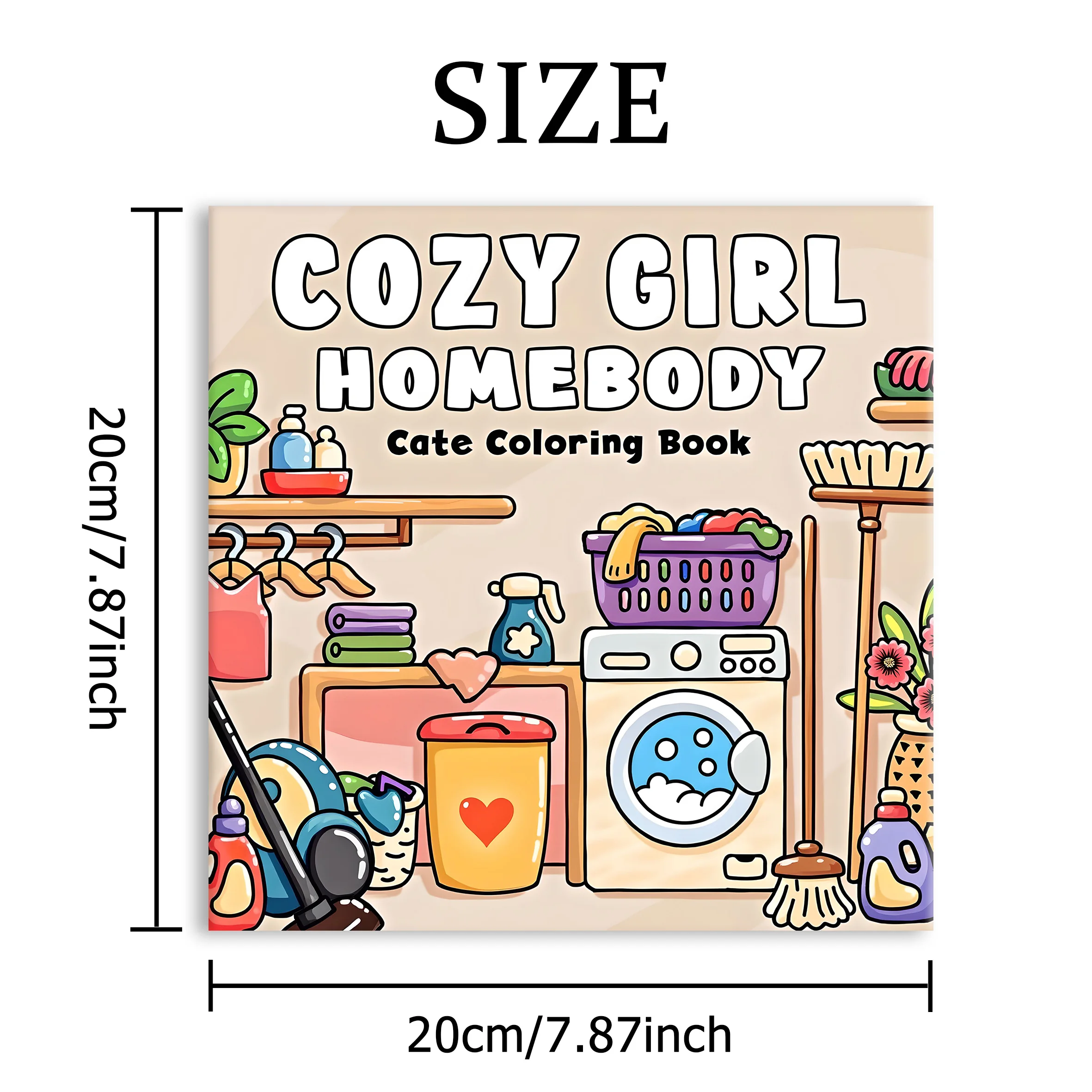 COZY GIRL Bold-easy Patterns Coloring Book for Adults Cute Drawing Book Perfect Gift for Party and Birthday