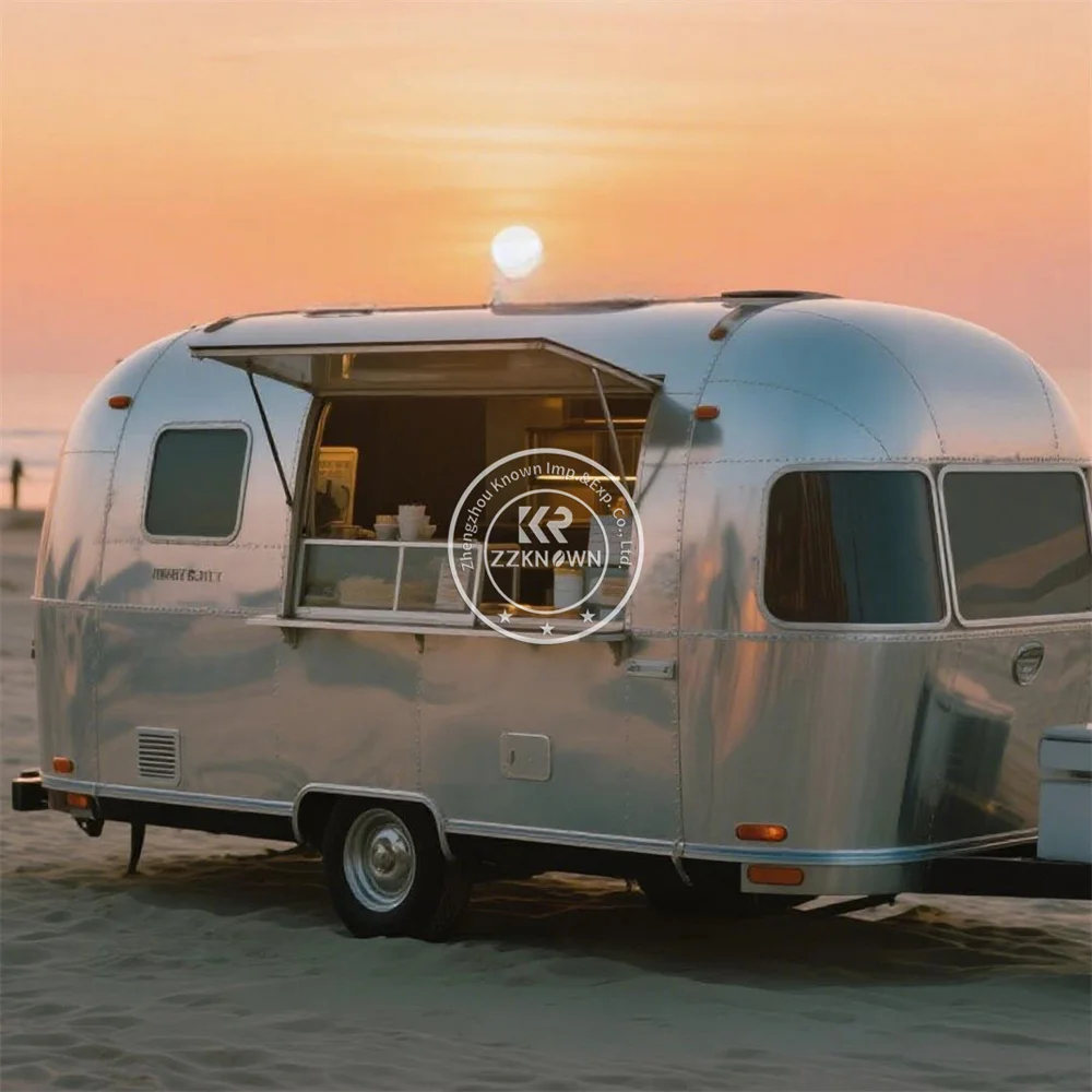 

Custom Concession Food Trailer Mobile Boba Tea Pizza Fried Chicken Pizza Trailer Street Food Truck With Kitchen
