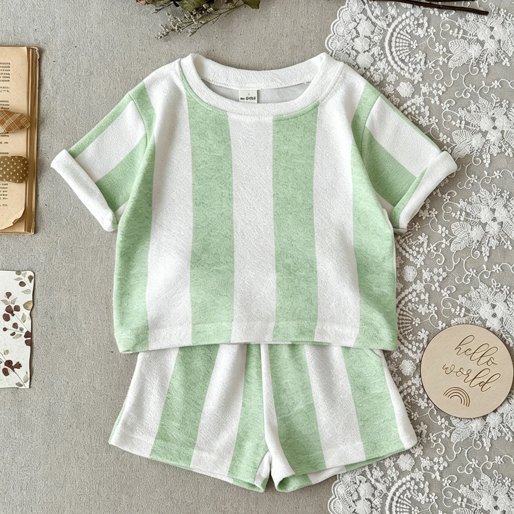เสื้อผ้าเด็ก ชุดลายทางเด็ก แขน - Baby Clothing Bundles บทวิจารณ์และราคา