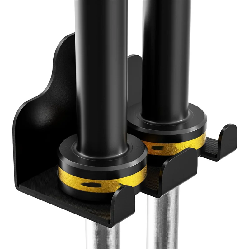 A47F-Barbell Hanger,โรงรถ GYM Bar Wall Rack,แนวตั้ง Barbell Mount Rack,ผงสีดําเคลือบ,อุปกรณ์ออกกําลังกายที่บ้าน