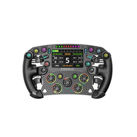 MOZA FSR2 Formula Wheel 280mm formula-style 4.3-inch touchscreen display 5mm-thick 3K twill carbon fiber