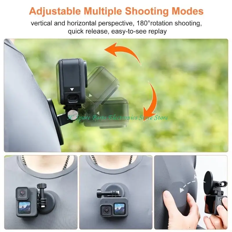 SZ Quick Contach Camera Retucation Super Braps 360 вращение для камер действий