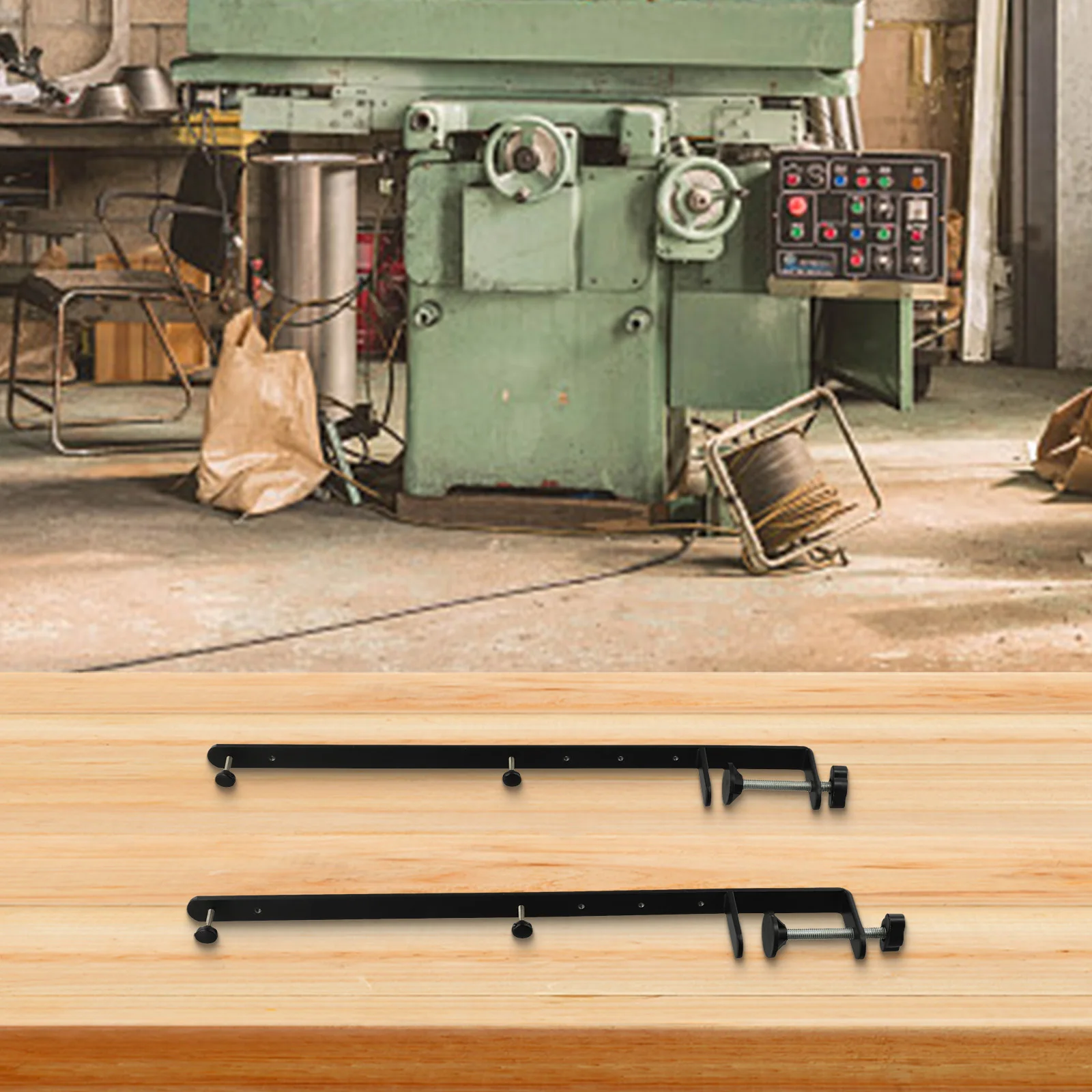 Desk Clamp For Pegboard Use Desktop Fixing Bracket Extended Desk Clamp Versatile Functionality Adjustable Positioning