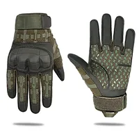 Tactical Touch Screen Gloves Airsoft Full Finger Gloves Hiking Training Hunting Non-slip PU Leather Mittens