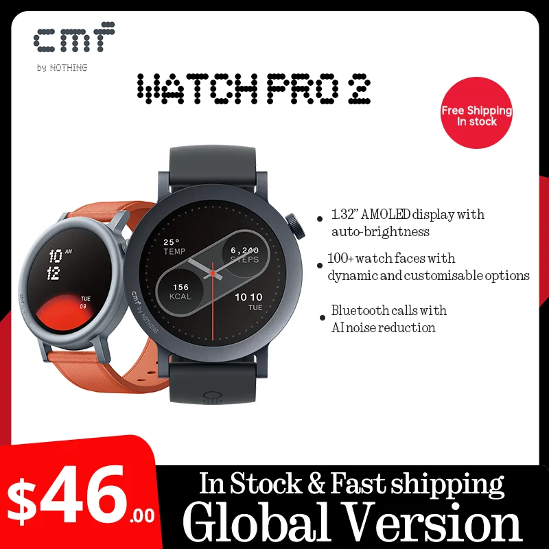 Global Version CMF by Nothing Watch Pro 2 1.32