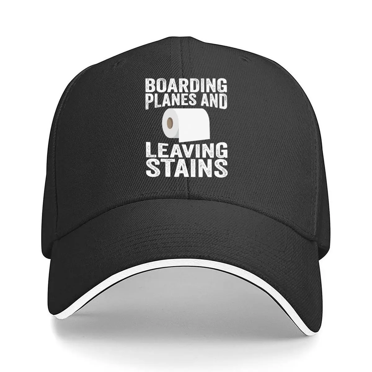Boarding Planes And Leaving Stains Toilet Paper Hip Hop hat Fashion Outdoor Sports Sandwich Baseball Cap