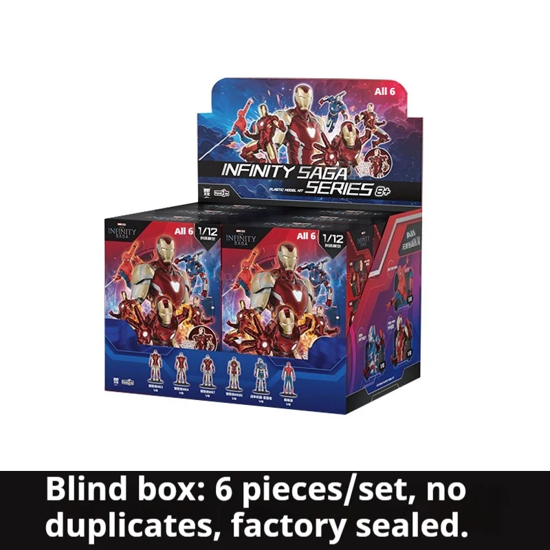 Fondjoy Tony Stark Iron Man Mk7 Mk4 Mk3 Mk85 Spider-Man Patriot‌ Action Figure Model Surprise ‌Blind Box‌ Toys Birthday Gifts
