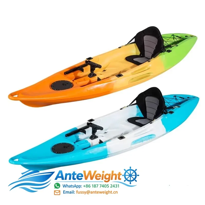 Glide Double Seaters 1+1 2 Person for Fishing Surfing Cruising Plastic Kayak Rowing Boat