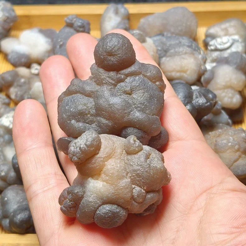 Botryoidal Bubble Agate Nodules Genuine Morocco Mineral