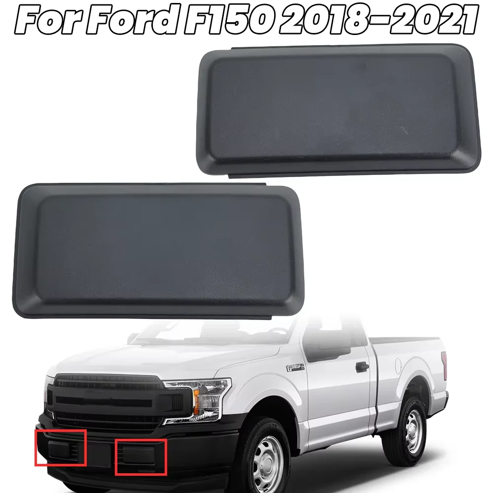

Front Bumper Hole Cover Lid Cap for Ford F150 2018 -2021 ABS cars accessories JL3Z17E811AB Guards Pads JL3Z17E810AB Parts