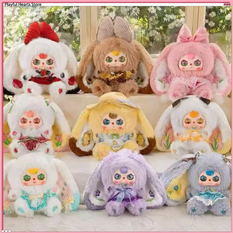 Baby Three 800 Size Flower Fairy Series Blind Box Soft Plush Doll Cute Trendy Toy Figure Desktop Ornament Gift For Girls