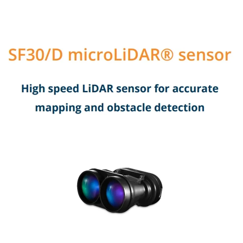 

SF30/D microLiDAR sensor High speed LiDAR sensor for accurate mapping and obstacle detection