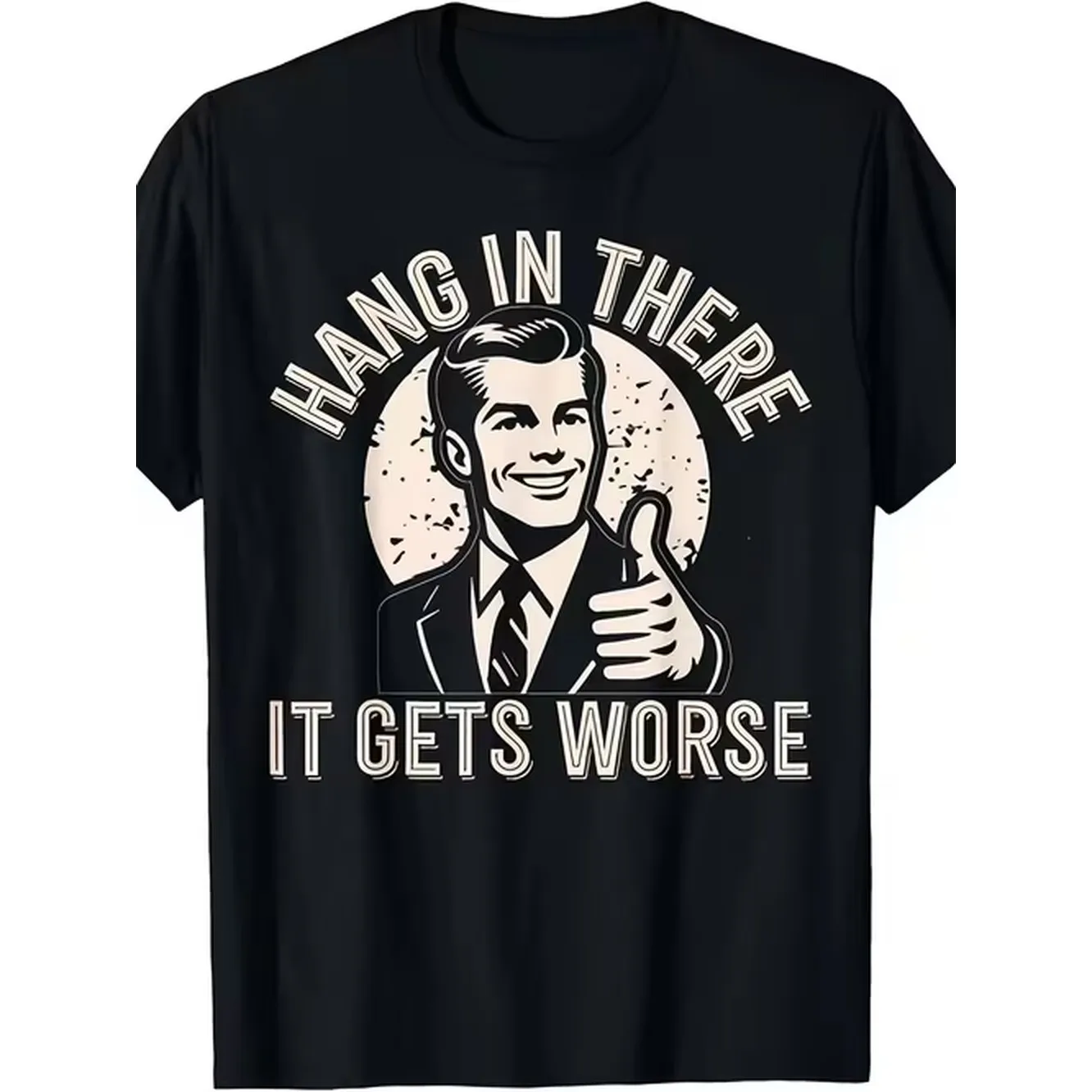 item picture things will get funny 4xl unisex summer short sleeve printed t shirt 220g