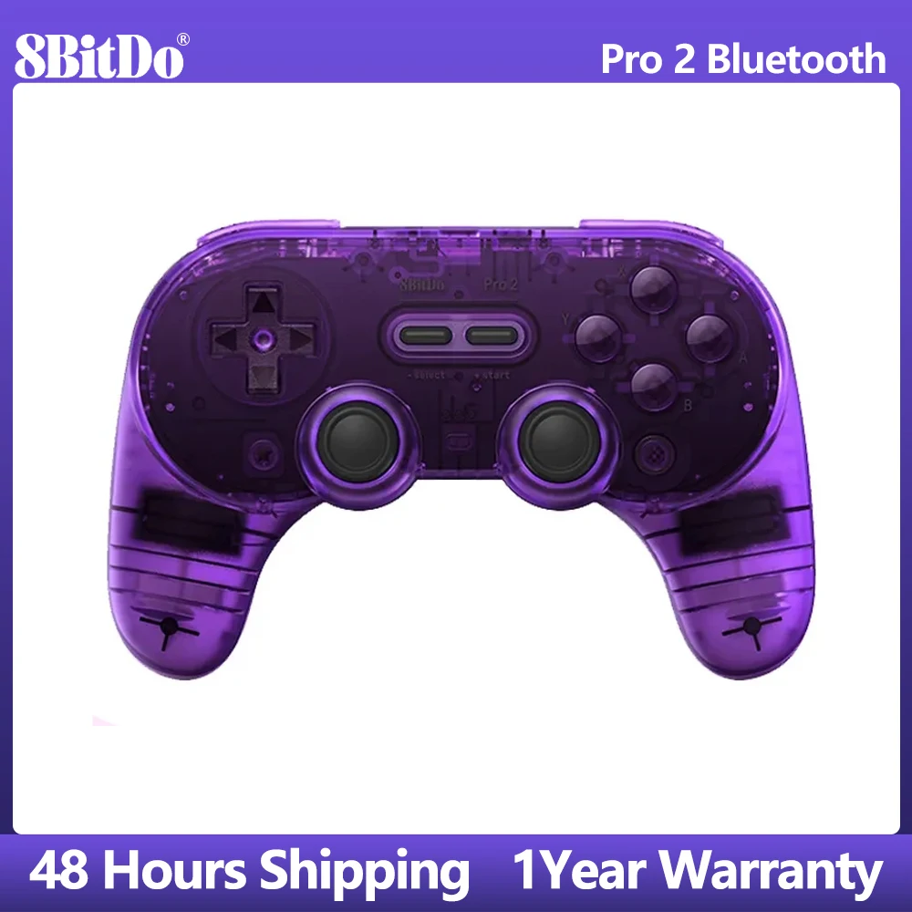 

8Bitdo Pro 2 Bluetooth Wireless Controller For Switch OLED PC macOS Android Steam Raspberry Pi Gamepad