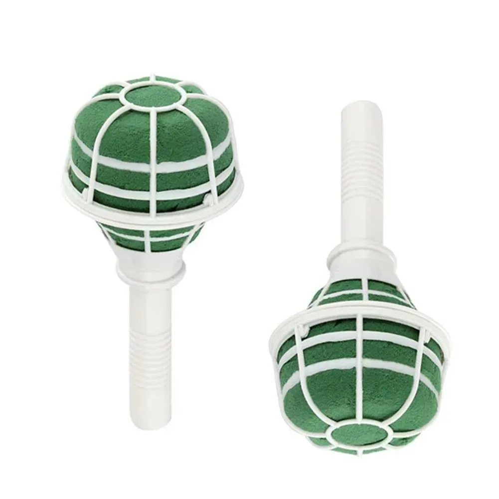 1/3 قطعة 18 سنتيمتر الزفاف ورود للزينة باقة حامل رغوة الأخضر DIY بها بنفسك الأزهار مقبض قاعدة قوس العرض لوازم الحفلات ذاتية الصنع #5