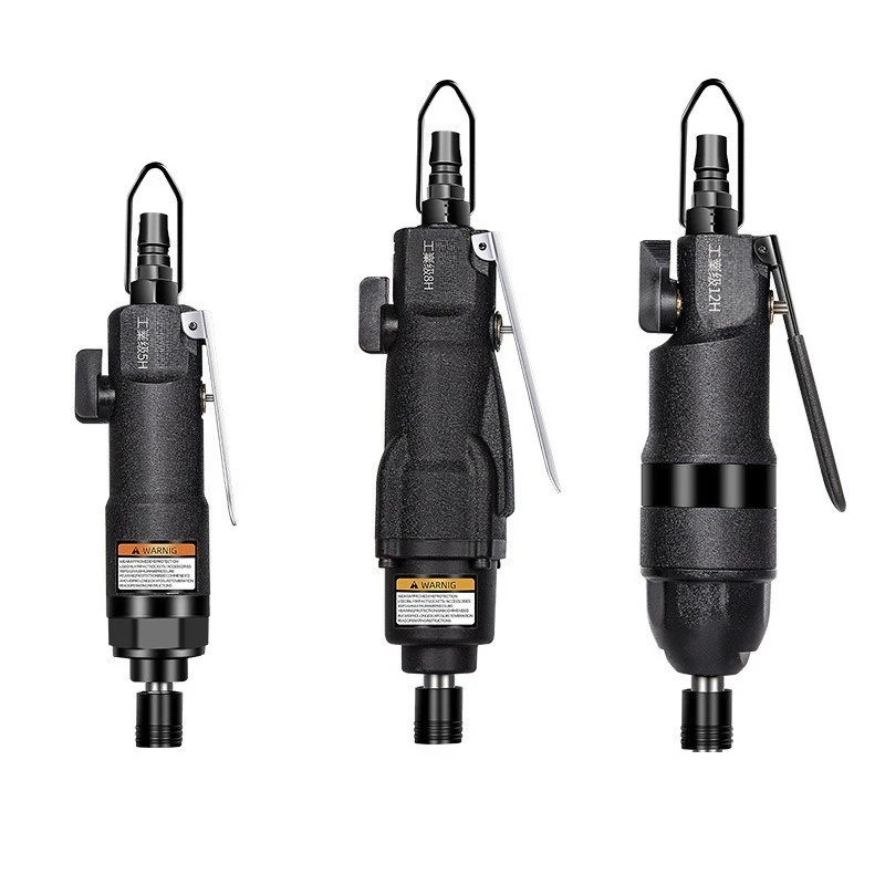 Pneumatic screwdriver, industrial grade with adjustable gears, high torque, 6-speed stepless speed regulation