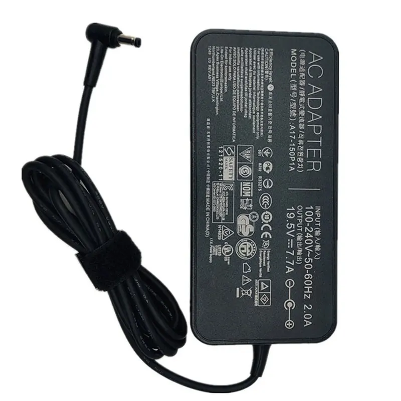 Mới 19.5V 7.7A 150W 5.5*2.5MM AC Adapter) Nguồn Laptop Cho ASUS A17-150P1A Sạc Máy Tính