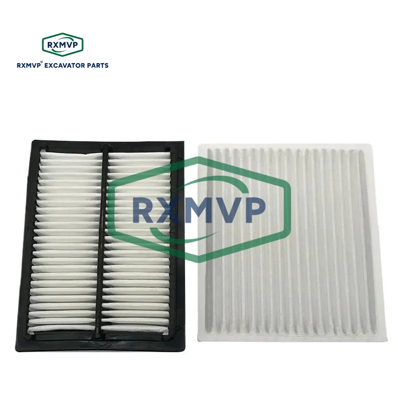 For sunward Swe150 210 230 Air Conditioning Filter Inner And Outer Filter Paper Filter Screen Excavator Accessories