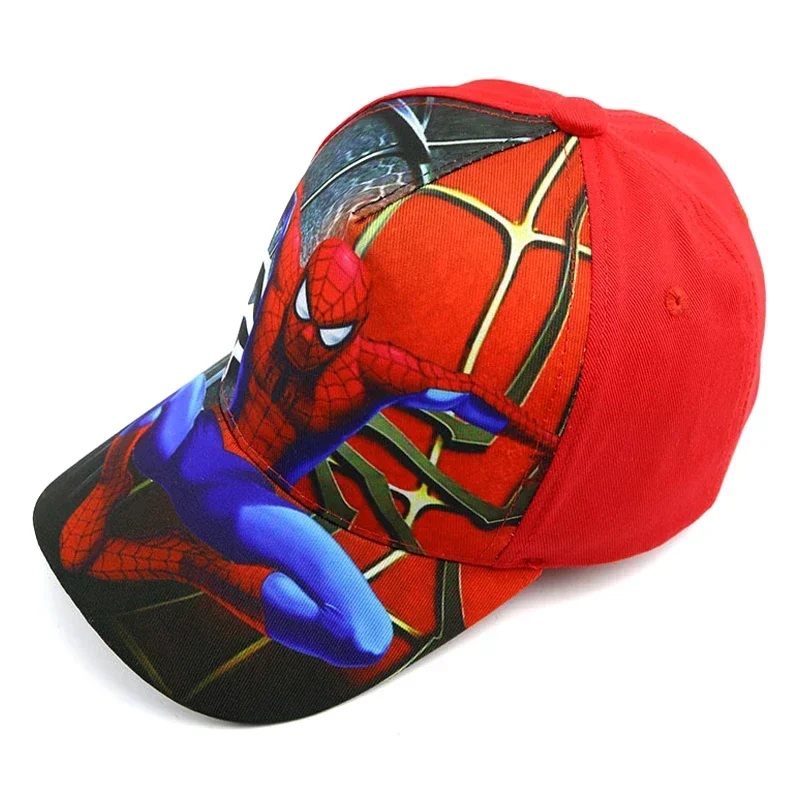 Marvel Spiderman Kids Hat For Boy Girl Hip Hop Caps Spring Summer New Baby Baseball Caps Children Gift Adjustable 2-8Y