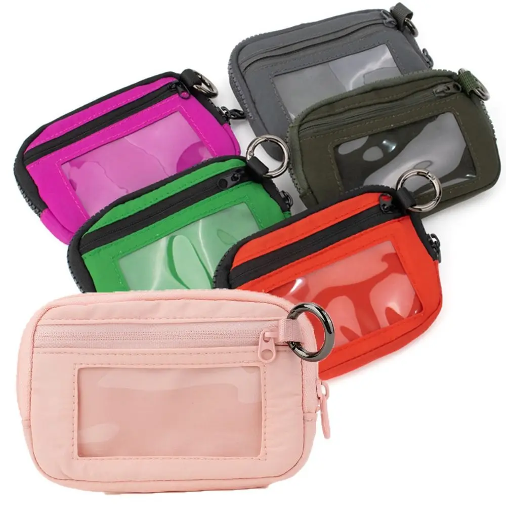 

Hot Multi-functions Small Wallet Waterproof Portable Card Bags Multi-pocket Stylish Design Keychain Wallet for Everyday Use