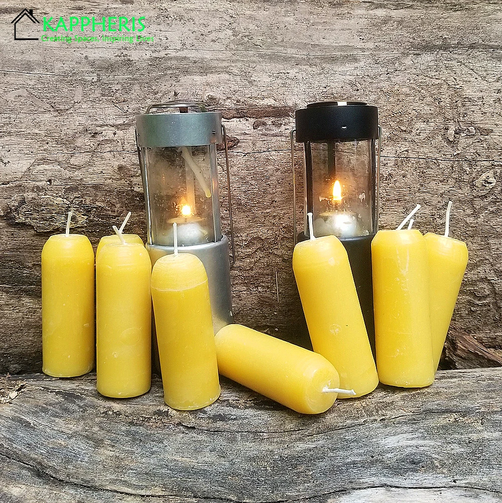 Beeswax Honey Candles Pure Bee Honey Candles Ritual Handmade Camping Candle for Lanterns Chandeliers Unscented