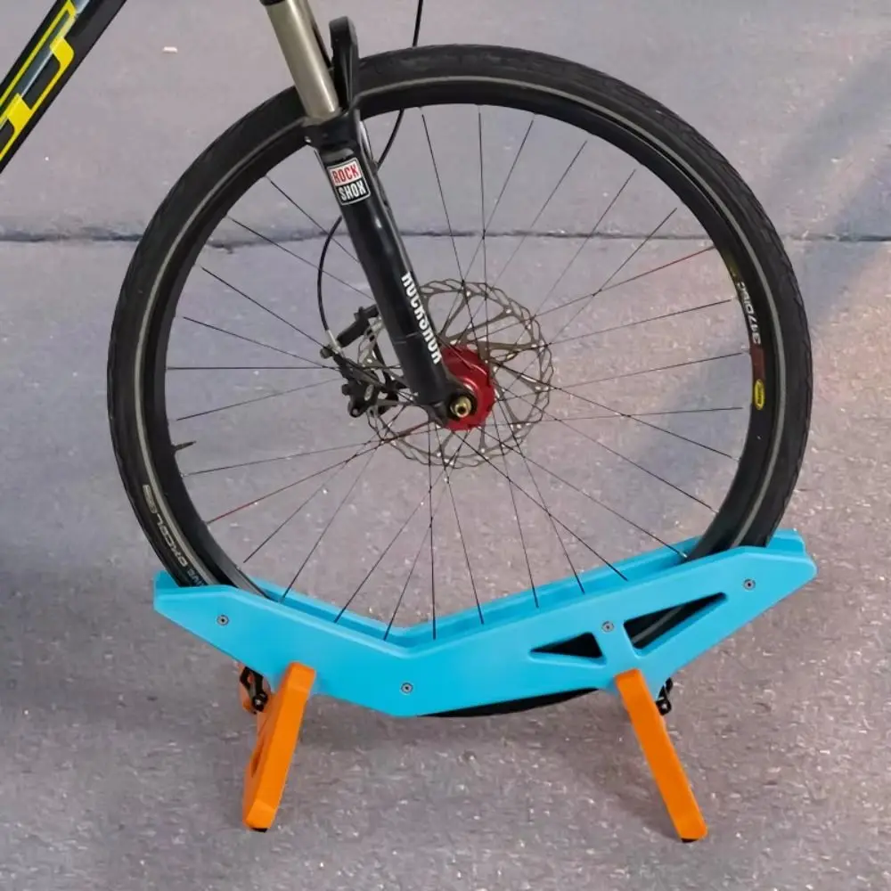 

Adjustable Bicycle Parking Stand Anti-Slip Universal Bike Storage Shelf Quick Release Portable Bike Display Holder Outdoor