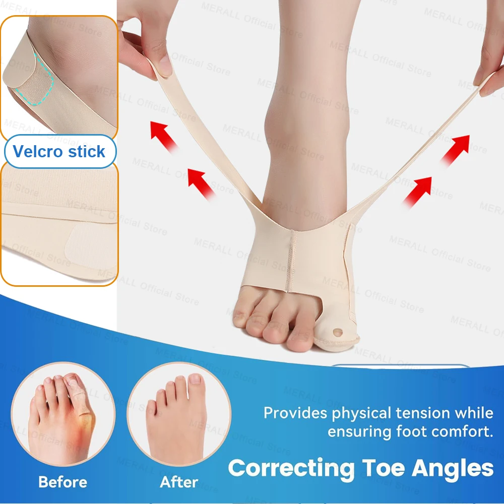 Big Toe Bunion Corrector Adjustable Orthopedic Socks Toes Separator Pain Relief Hallux Valgus Feet Protector Foot Care Tools