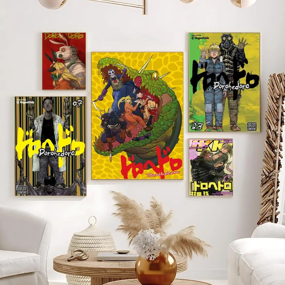 Anime D-Dororo Poster HD Self Adhesive Waterproof Wall Art Ideal for Home Office Dorm Bedroom Great Gift
