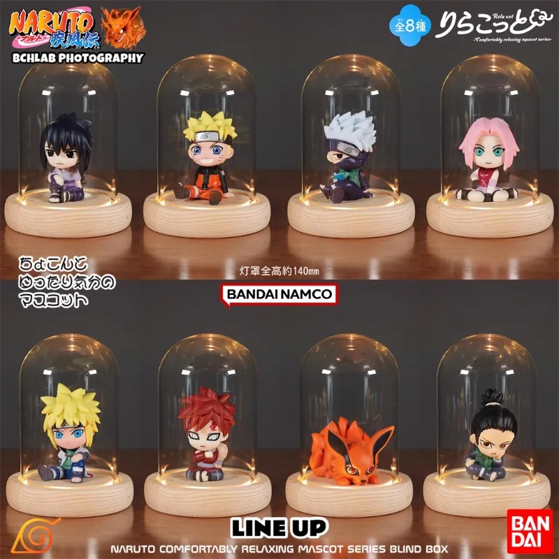 NARUTO Uzumaki Naruto BANDAI Anime Trendy Play im Fahrzeug Kawaii Ornament Urlaub Geschenke Action Figur Modell Spielzeug