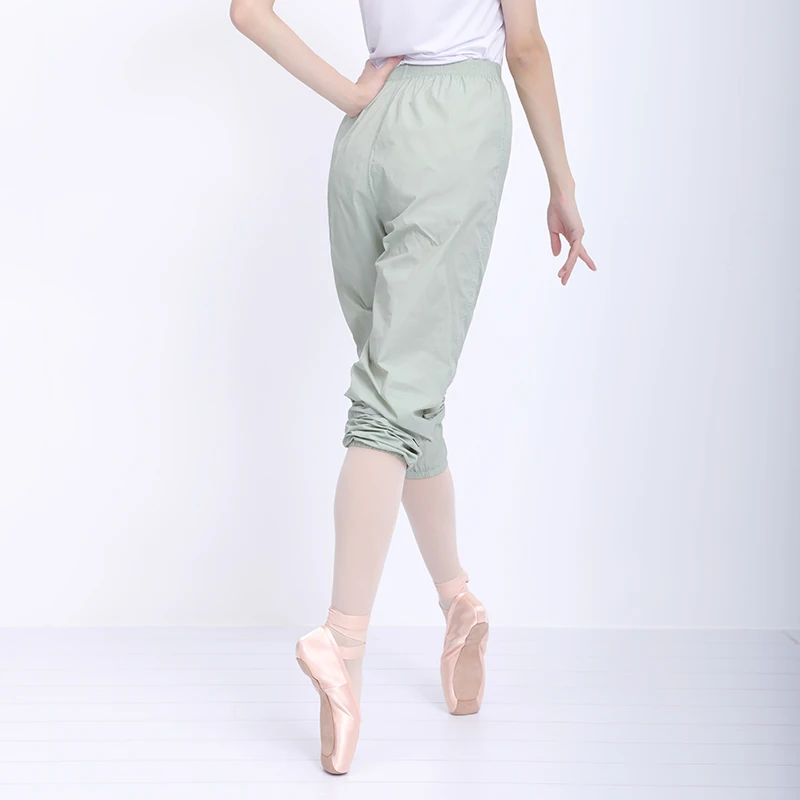 Pantalon de danse de ballet pour femme, taille élastique, pantalon de sport baggy, pantalon d'échauffement pour filles, jogging, jogging, hip hop