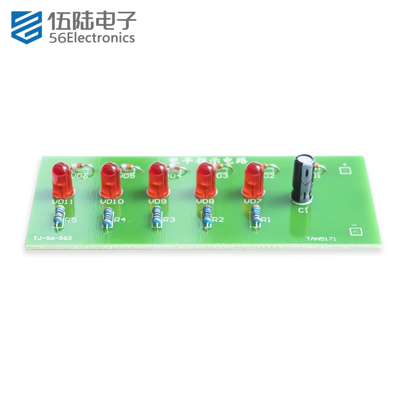 Level Indicator Circuit Light Emitting Diode LED Electronic Fabrication DIY Kit Soldering Board  Electronic Components