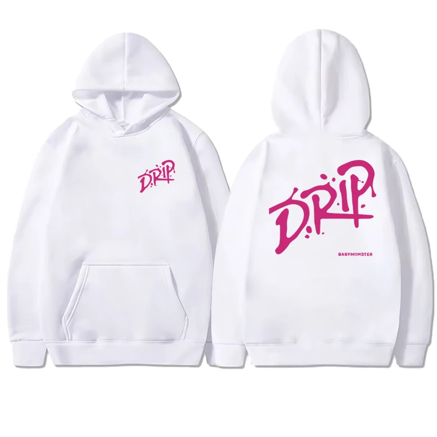 Music Group Babymonster Drip Album Tour 2025 Hoodie Men Women