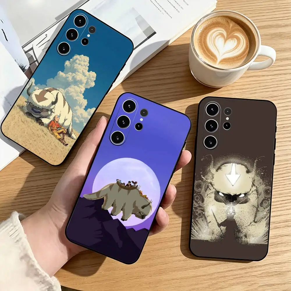 Avatar The Last A-Airbender  Phone Case For Samsung S25,S24,S21,S22,S23,S30,Ultra,S20,Plus,Fe,Lite,Note,10,Black Cover