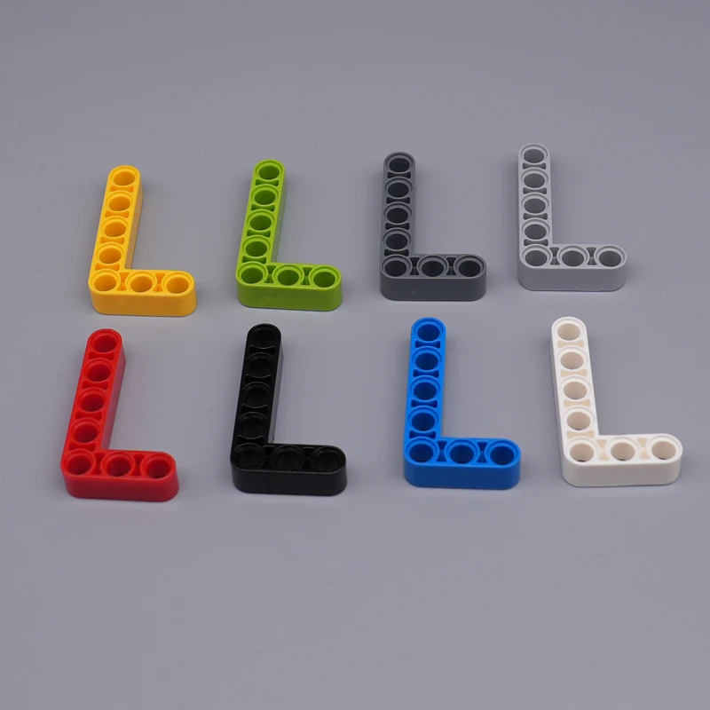 

10Pcs DIY High-Tech Liftarm Thick Building Blocks Beam 3x5 L-Shaped Arm Moc Compatible Assembles Particles 32526 Brick Parts Toy