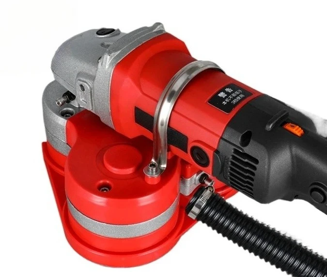 Cement Floor Grinder Concrete Artifact, Hand-held Three-head Dust-free Grinder, Small Ground Grinder