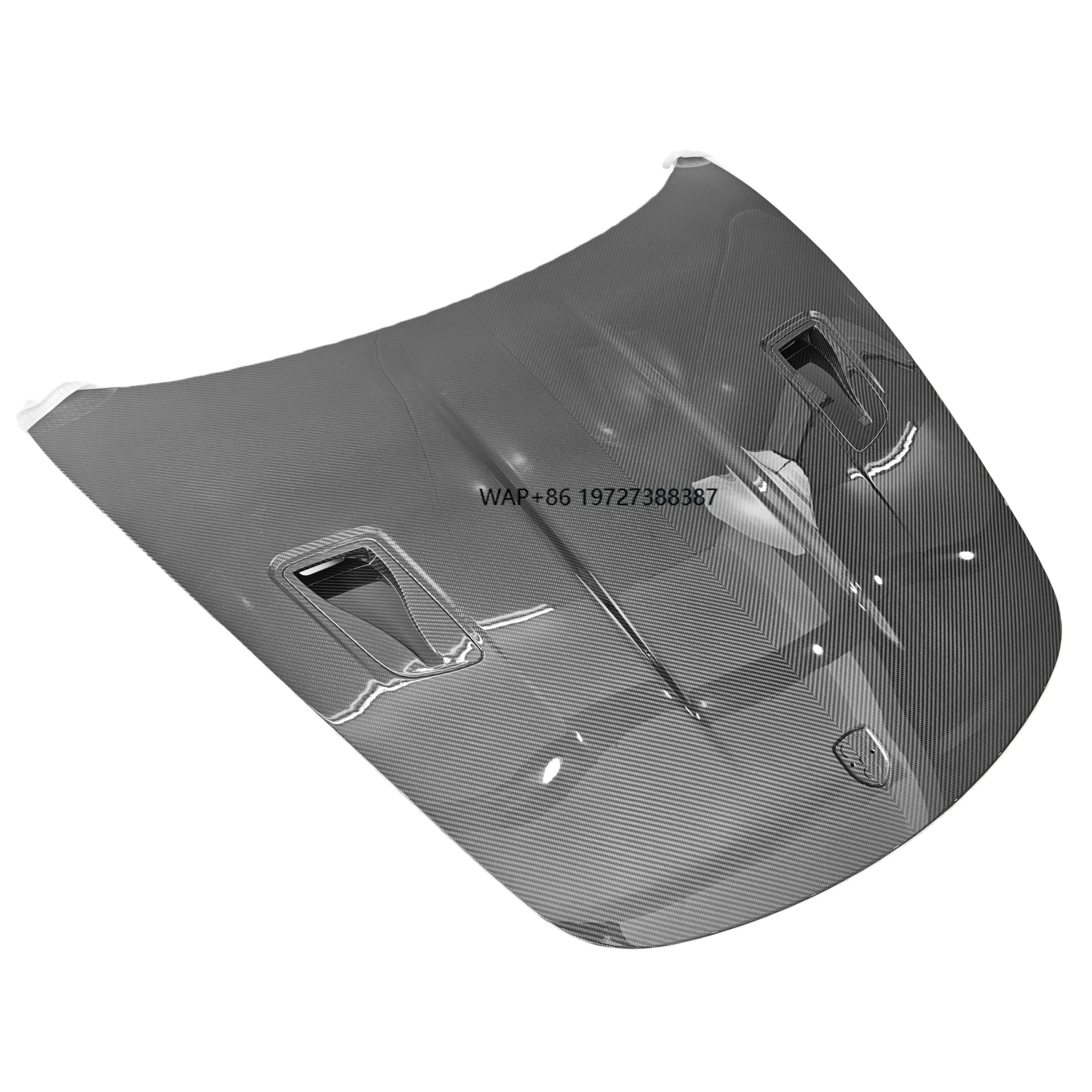 

Dry carbon fiber engine hood, new Cayman Boxster car parts, with engine vent cover, suitable for 718 982
