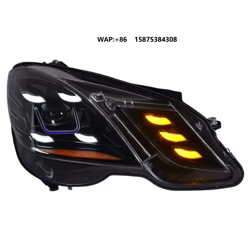 

For E-Class W212 Headlight Assembly 10-12 Modified LED Lens Headlights Daytime Running Lights Turn Signals