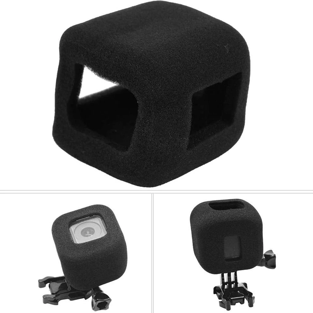 Windshield Cover For GoPro Hero 4 5 Session Wind Noise Reduction Foam Sponge Cover Windproof Housing Case For GoPro 4 5 Session