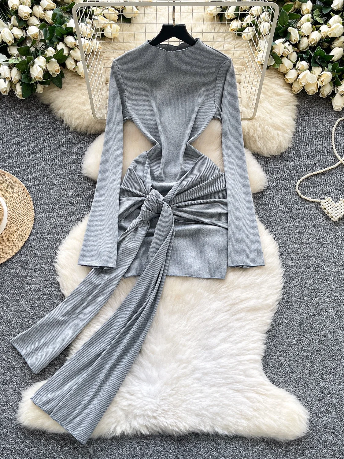 

Женская облегающая юбка для похудения с высокой талией из полиуретанового волокна для девочек, летняя одежда Ci Commute