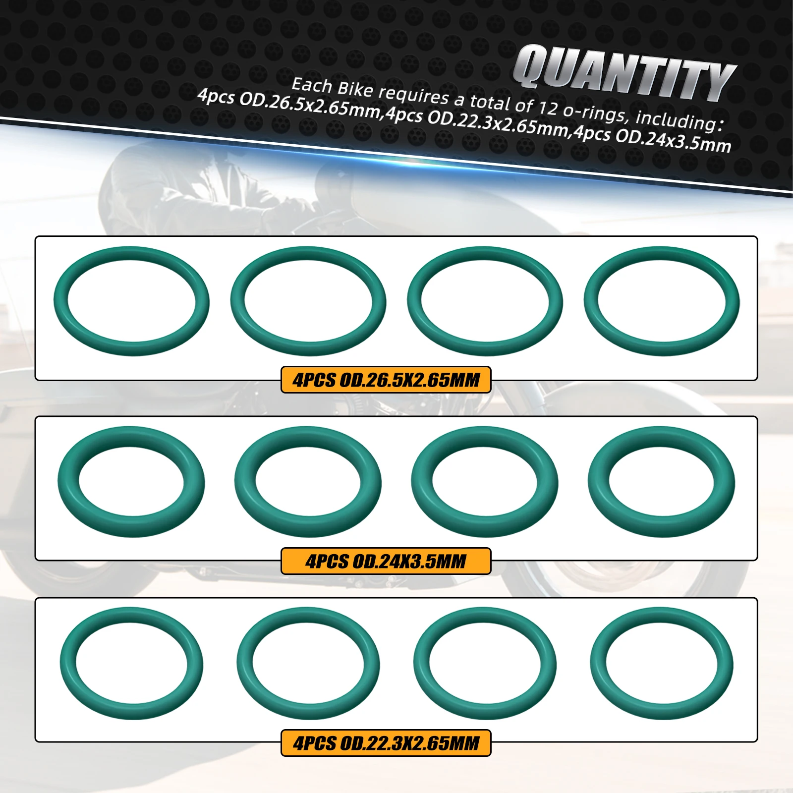 Pushrod o-rings Seals For Harley	Road King FLHR 1994-2023 Electra Glide Standard 2010-2023 Street Glide Ultra Limited 2017-2023