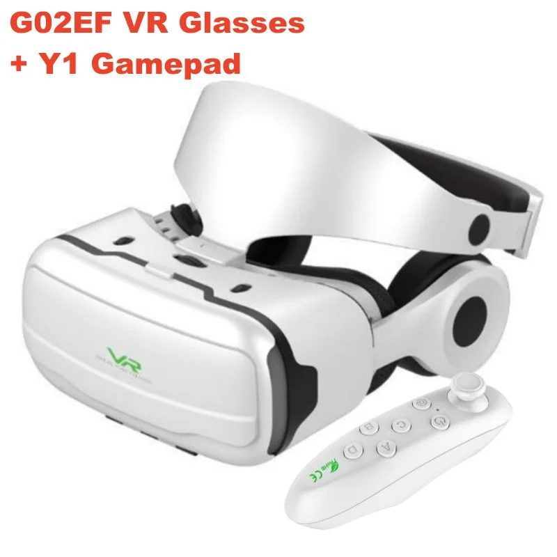 Top G02EF Virtual Reality VR Glasses IMAX HD 3D Glasses Google Cardboard Box Stereo VR Headset for IOS Android Phone,Support