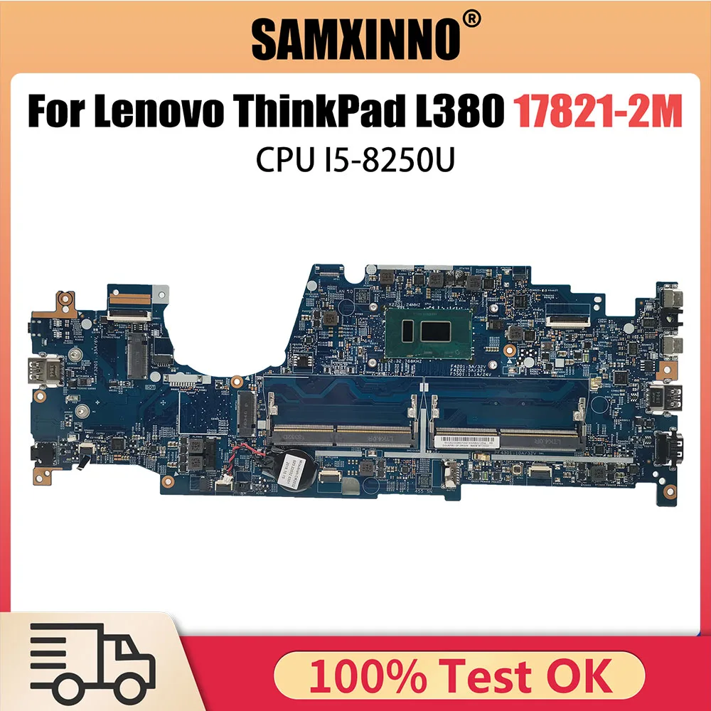 

02HM000 01LW954 02HM023 For Lenovo ThinkPad L380 Notebook Motherboard LKL-1 MB 17821-2M 448.0CT04.002M With CPU I5-8250U