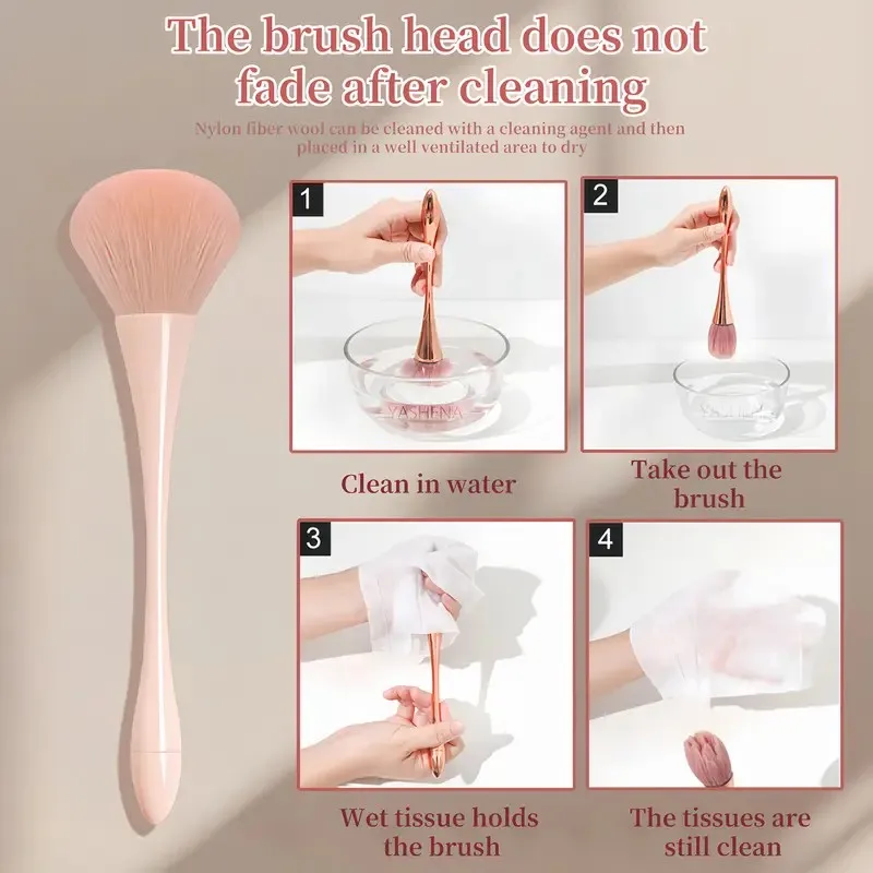 Premium Powder & Blush Brush Set - Ultra-Soft Synthetic Kabuki | For Flawless Setting & Cheek Color | Cruelty-Free & Vegan