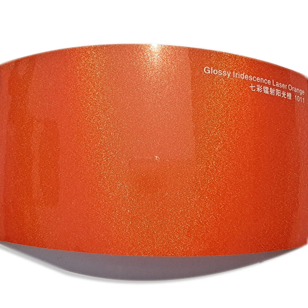 

Iridescent Car Wrap Motorcycle Paint Protection Car Wrap Vinyl Film Laser Orange