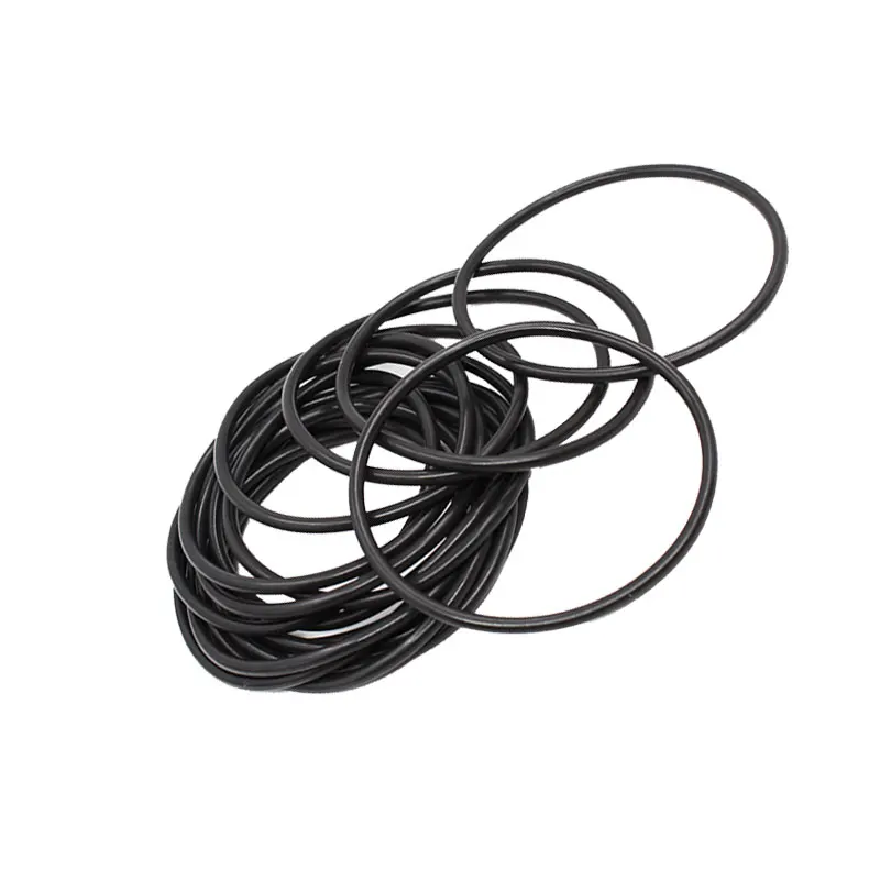 

30 PCS Round Black Seal Ring OD 61~69mm Rubber O-rings Washer Temperature Resistant Waterproof Soft Silicone Ring