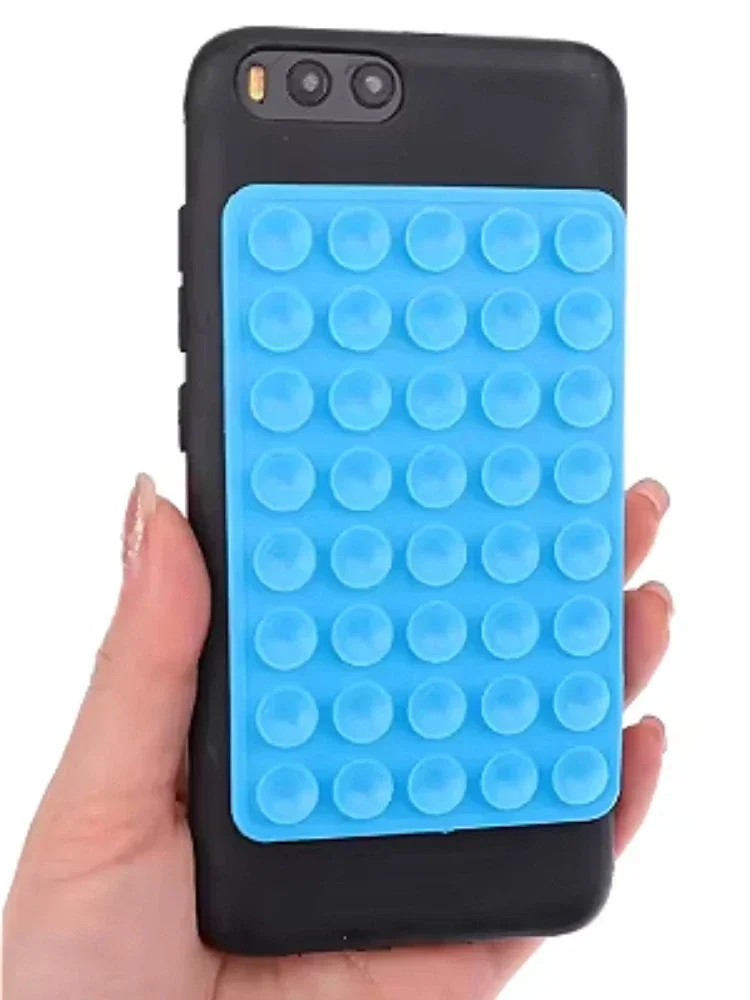 Support de téléphone à ventouse Double face en Silicone, mains libres, support Mobile pour avion, voyage essentiel, Compatible avec tout Smartphone