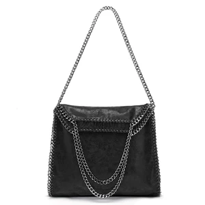 Tragbare aktuelle Tasche für Frauen Umhängetasche große Crossbody -Tasche, Freizeittasche, Modedesign, Geburtstagsgeschenk 8 Hauptverkaufstasche mit dicker Kette - №6
