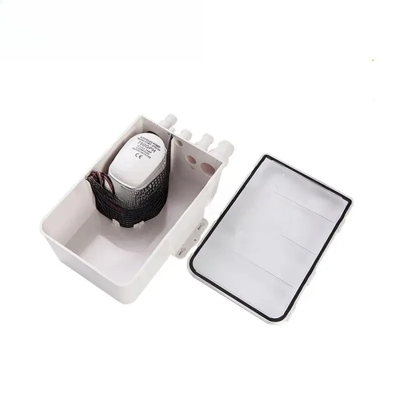 1pcs 12V / 24V DC 1100GPH porta-ble electric caravan ma-rine camp shower pump for boat marine seawater