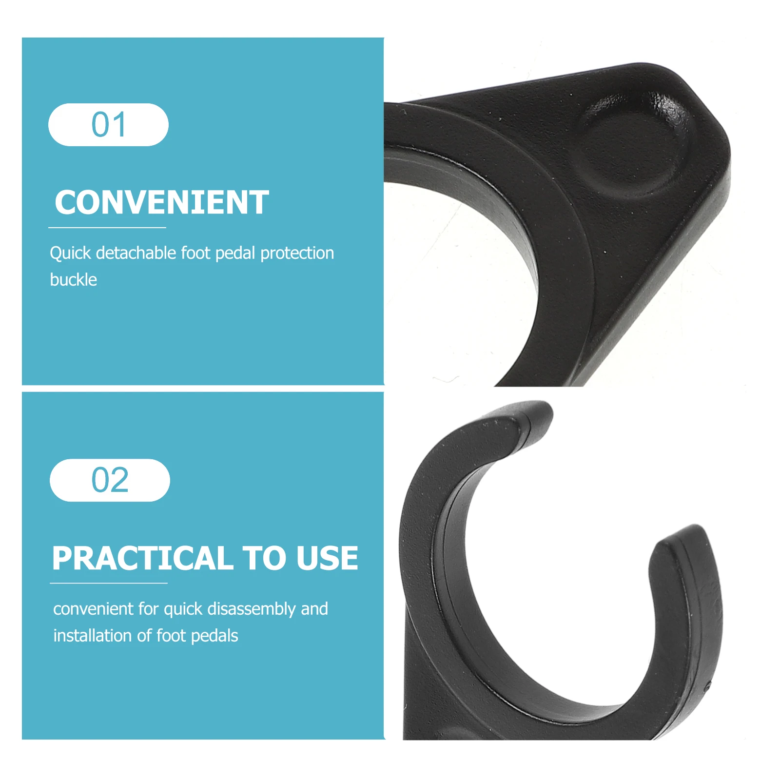 

Quick Release Pedal Locking Clips for Mountain Bikes Easy Removal Installation Bicycle Accessories Fasteners Secure Riding